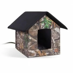 K&H 18 in. x 22 in. x 17 in. Realtree Edge Outdoor Heated Kitty House by K and H Pet Products