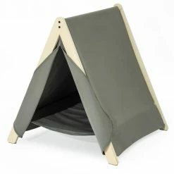 Pet Tent, Cat Tent for Indoor Cats, Wooden Cat House for Small Pets, Gray by Unbranded