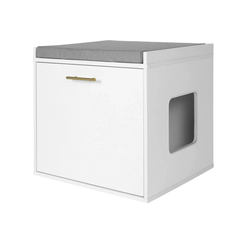 Cat house, with cushion, Shoe changing stool and cat house In One PB&MDF by Tatayosi - Image 2