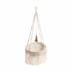 49.2 in. Cotton Rope Braided Cat Hammock by Kahomvis