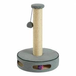 19.7 in. Elm Cat Scratch Post and Play by Two By Two