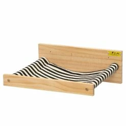 Cat Perch Shelf Wall-Mounted Wooden Hammock, Medium by COZIWOW