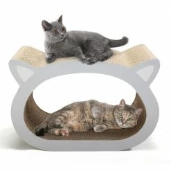 Cat Scratching Board Lounge with Catnip by COZIWOW