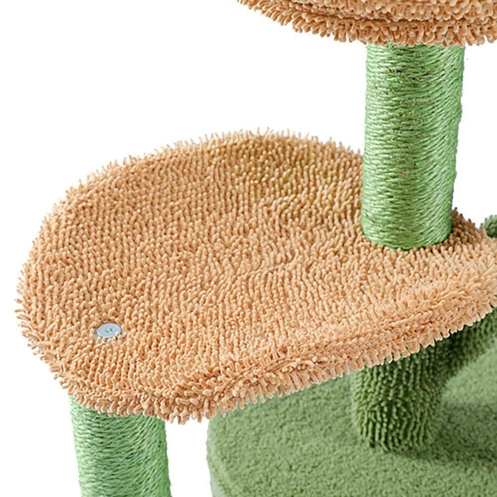 Cactus Cat Tower with Sisal Covered Scratching Post by Foobrues - Image 8