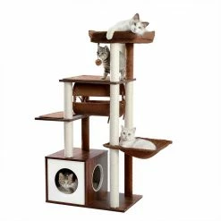 Modern Cat Tree Furniture Pet Cat Scratching Posts and Trees by Foobrues