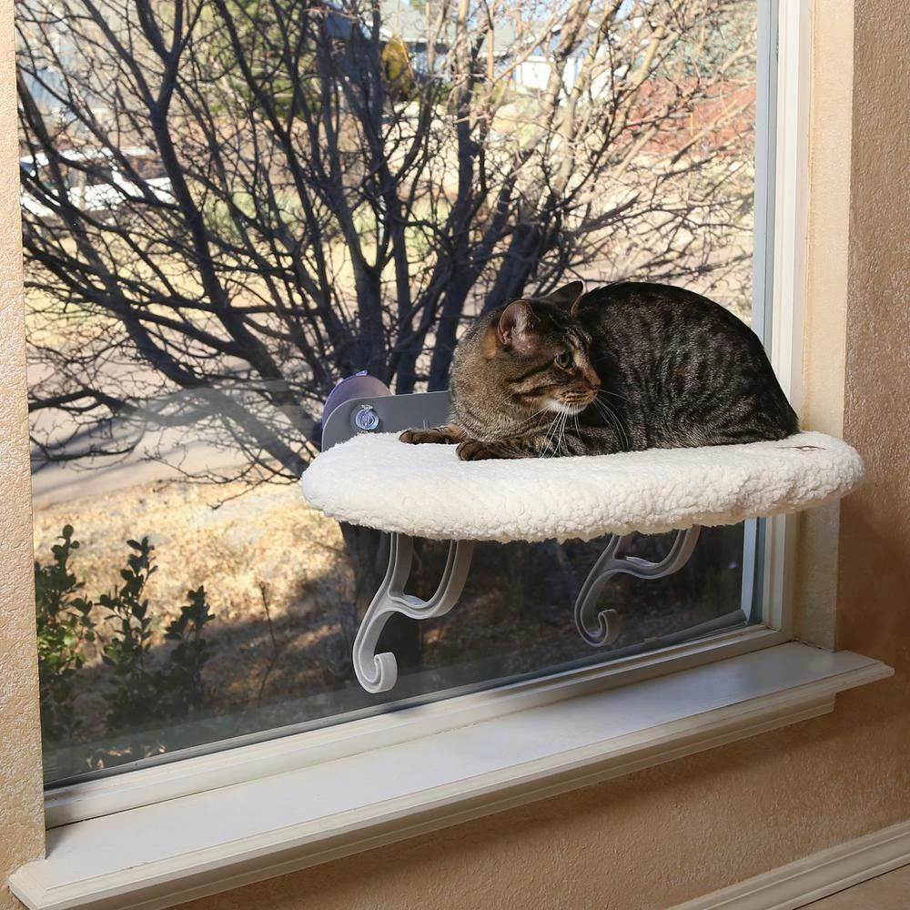 14 in. x 24 in. Large Fleece Universal Mount Kitty Sill/Bed by K and H Pet Products - Image 6