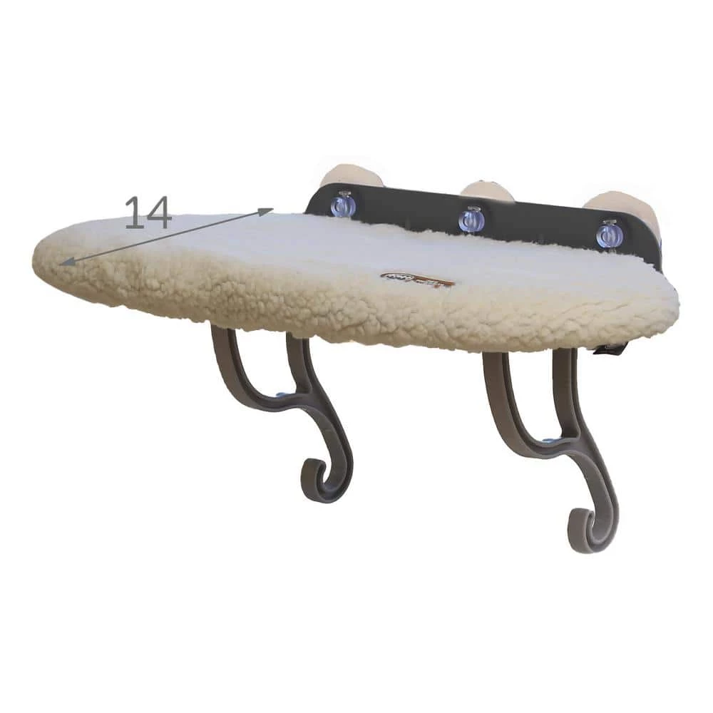 14 in. x 24 in. Large Fleece Universal Mount Kitty Sill/Bed by K and H Pet Products