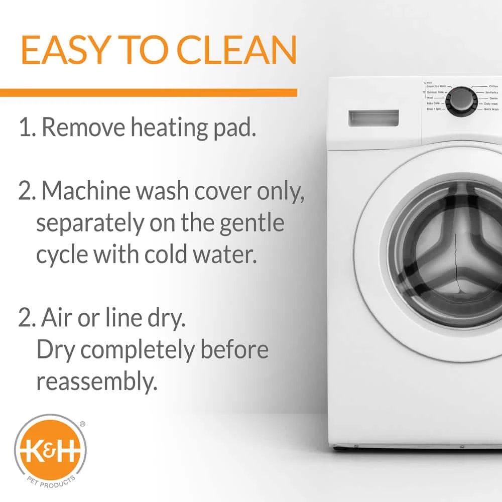 Thermo-Kitty Mat Medium Gray Microfleece/Microsuede Heated Bed by K and H Pet Products - Image 6