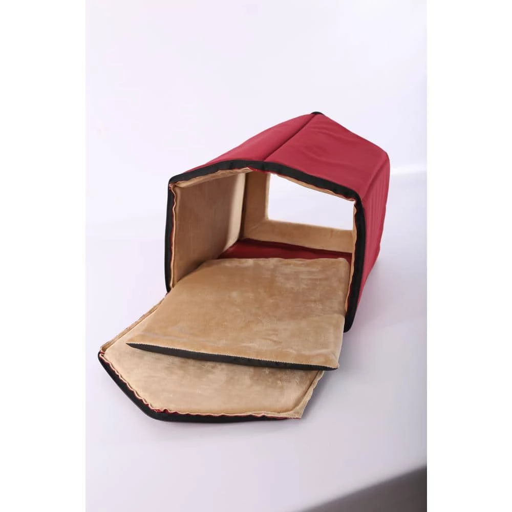 16 in. x 15 in. x 14 in. Red/Tan Indoor Pet House by K and H Pet Products - Image 4