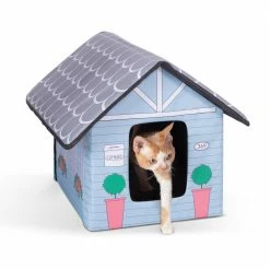 Outdoor Kitty House-Cottage Style-18 in. x 22 in. 17 in. by K and H Pet Products