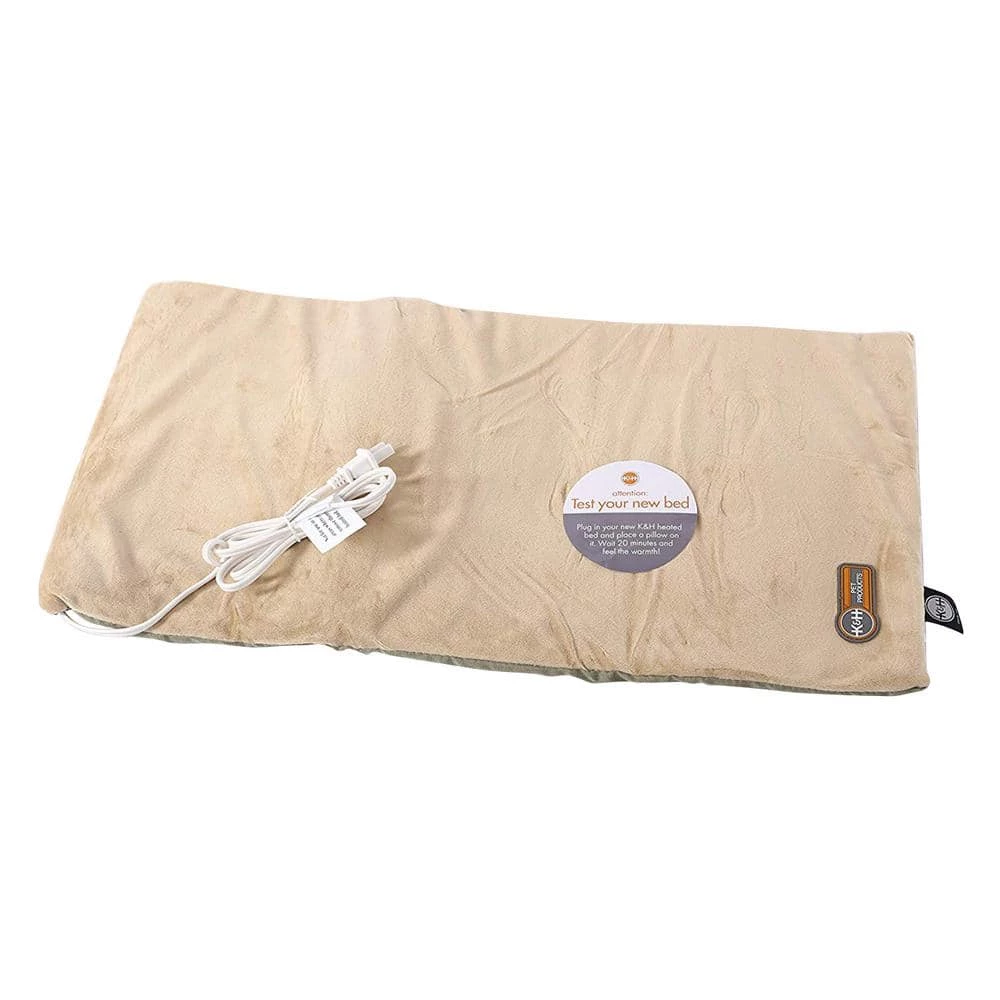 Thermo-Kitty Mat Small Sage Heated Cat Bed by K&H Pet Products