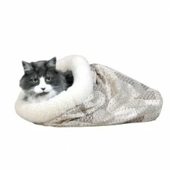 Kitty Crinkle Sack 15 in. x 18 in. Tan Cat Bed by K&H Pet Products