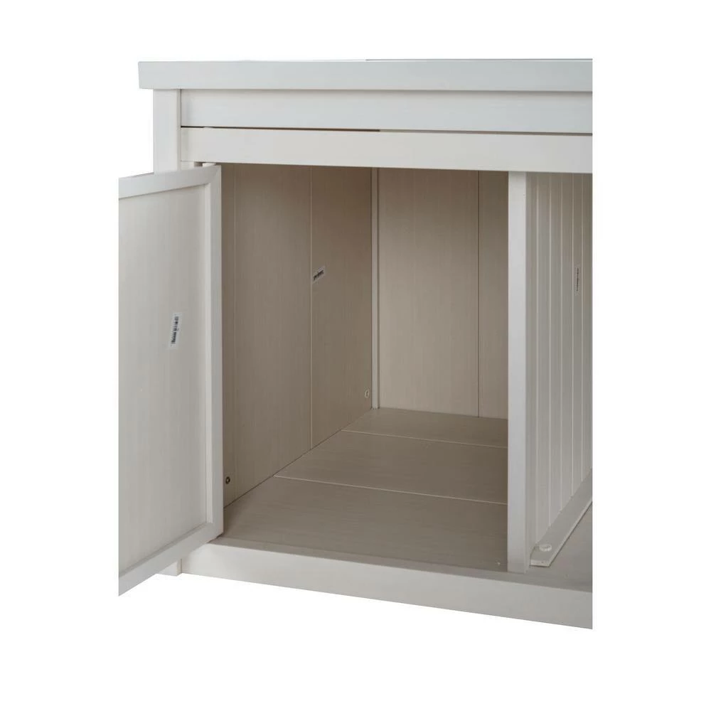 22 in. x 46.1 in. ECOFLEX LitterLoo Bench Litter Box Cover by New Age Pet - Image 3