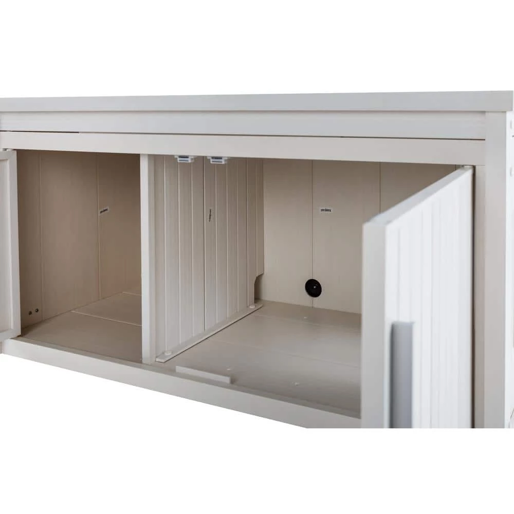 22 in. x 46.1 in. ECOFLEX LitterLoo Bench Litter Box Cover by New Age Pet - Image 6