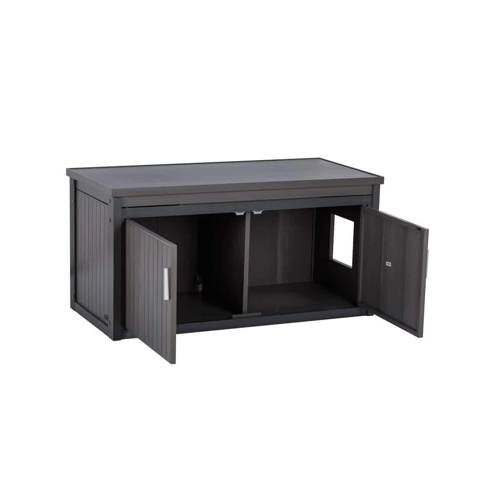 22 in. x 46.1 in. ECOFLEX LitterLoo Bench Litter Box Cover by New Age Pet - Image 2