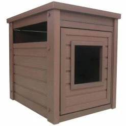 ECOFLEX Litter Box Cover End Table - Russet by New Age Pet