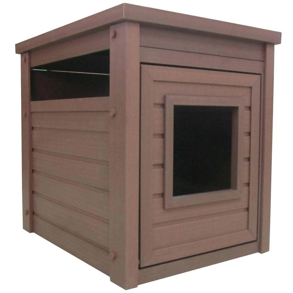 ECOFLEX Litter Box Cover End Table - Russet by New Age Pet