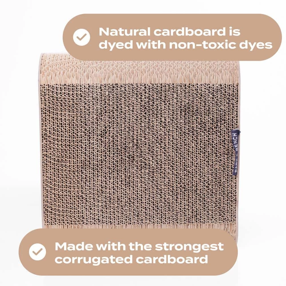 Olive Catalan Cat Scratcher by PARK AND BENCH - Image 5