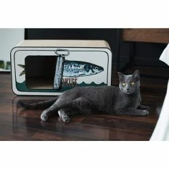 Olive Catalan Cat Scratcher by PARK AND BENCH