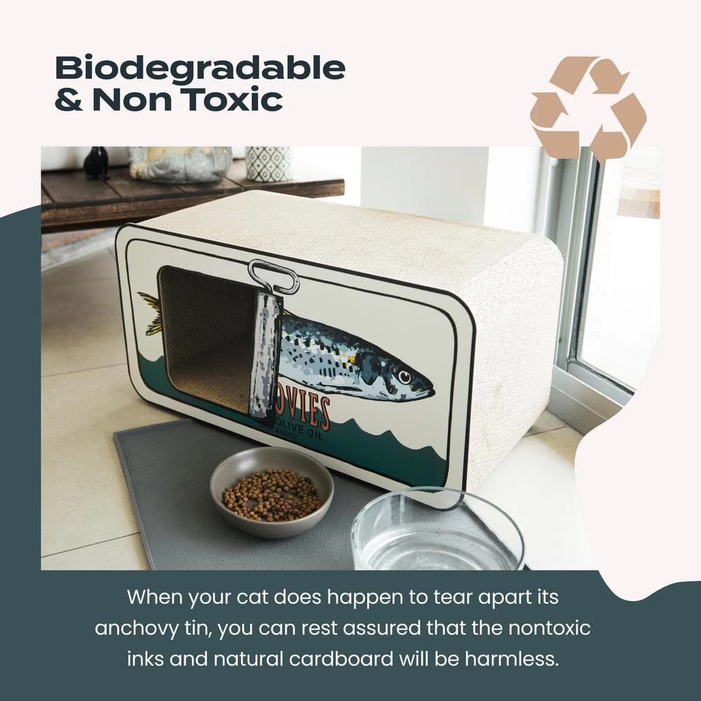 Olive Catalan Cat Scratcher by PARK AND BENCH - Image 7