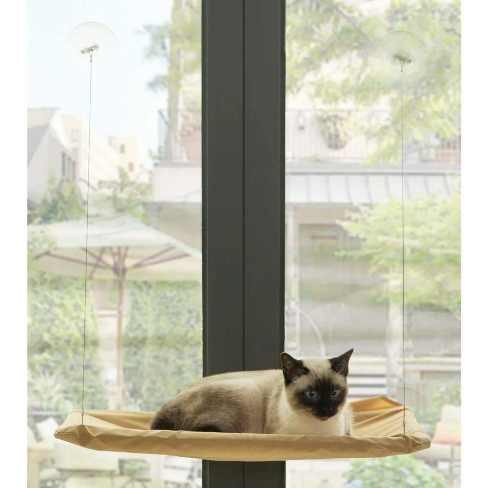 Window Mounted Window Perch Cat Resting Bed Hanging Seat Shelf Pet Hammock by PAWSMARK - Image 3