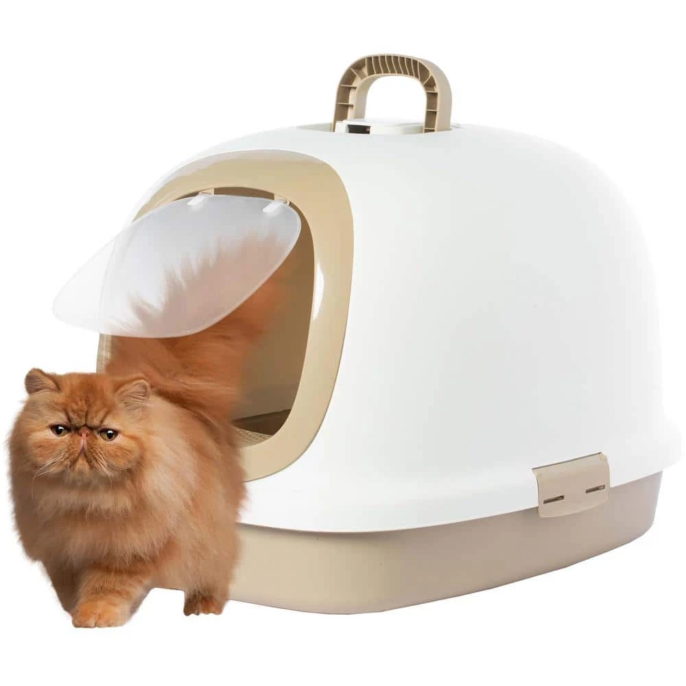 Fully Enclosed Hooded Odor-Free Front Entry Cat Toilet by PAWSMARK - Image 12