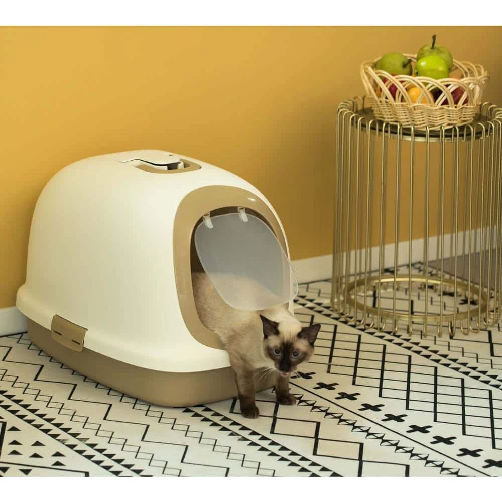 Fully Enclosed Hooded Odor-Free Front Entry Cat Toilet by PAWSMARK - Image 6