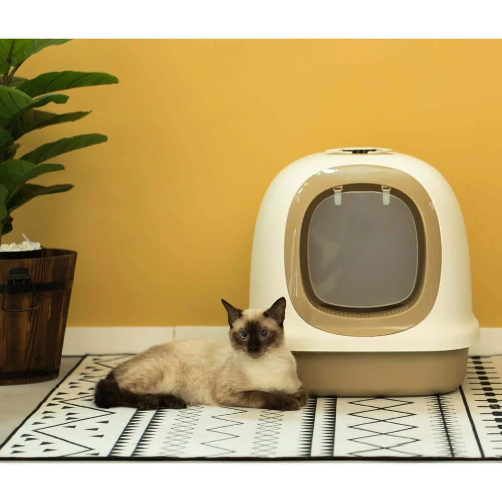 Fully Enclosed Hooded Odor-Free Front Entry Cat Toilet by PAWSMARK - Image 5