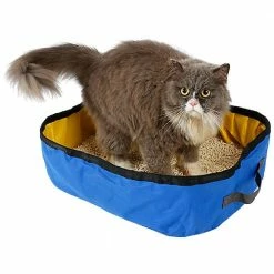 Litter Go Travel Folding Waterproof Kitty Cat Litterbox and Bath by PET LIFE