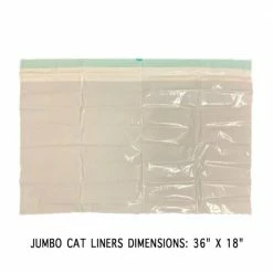 36 in. x 18 in. X-Large Heavy-Duty Cat Litter Box Pan Liners (7 Liners-Box) by Pet N Pet