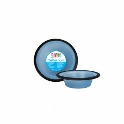 SwitchIN 0.75 Cup Stainless Steel Diner Feeder Replacement Dog/Cat Bowl in Sky Blue by Platinum Pets