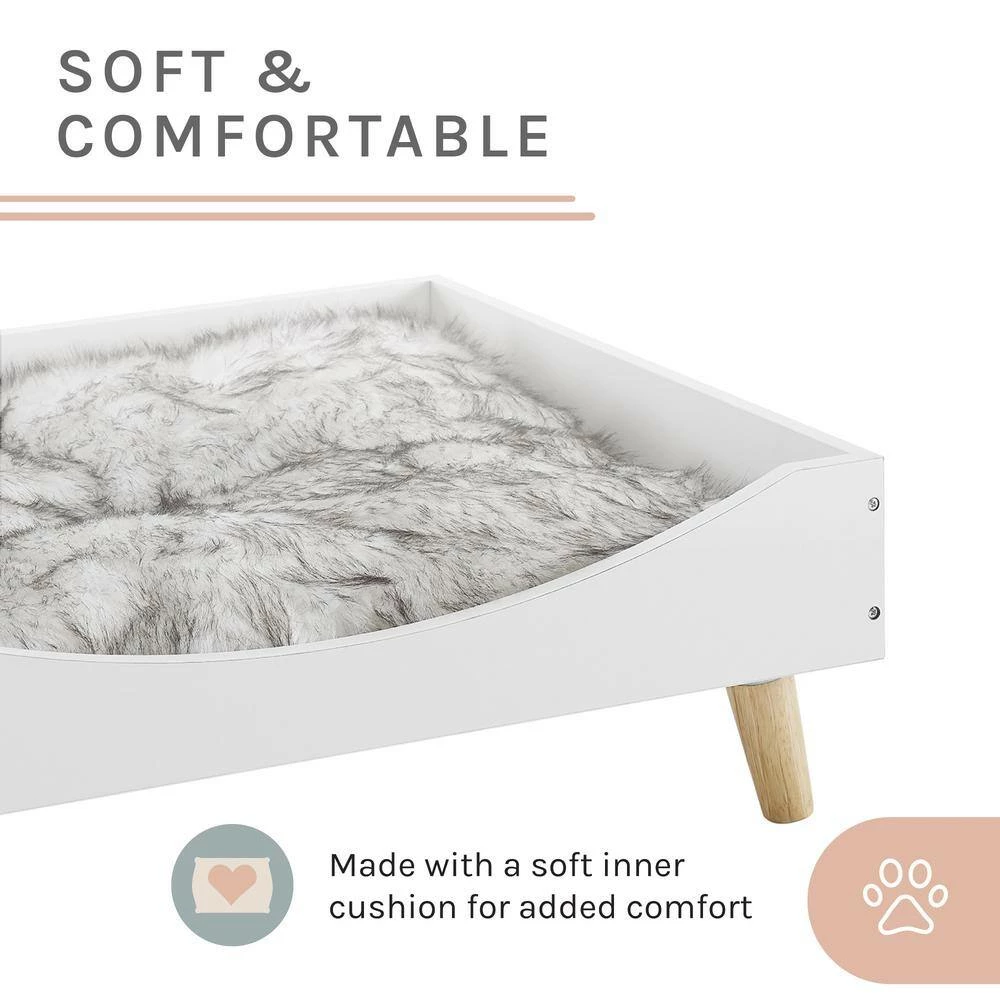 Chauncy 9 in. White Cat Tree by Sam's Pets - Image 3