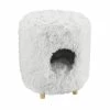 Rocket 18 in. White Cat Tree Cylinder by Sam's Pets
