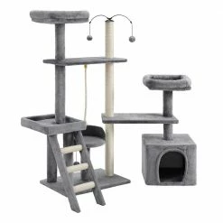 Longshot 53.5 in. Gray Cat Tree by Sam's Pets