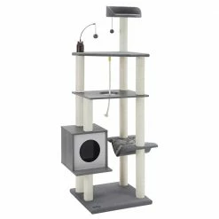 Tyrone 70.5 in. Gray Cat Tree by Sam's Pets
