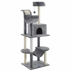 Submarine 60 in. Gray Hard Box Cat Tree by Sam's Pets
