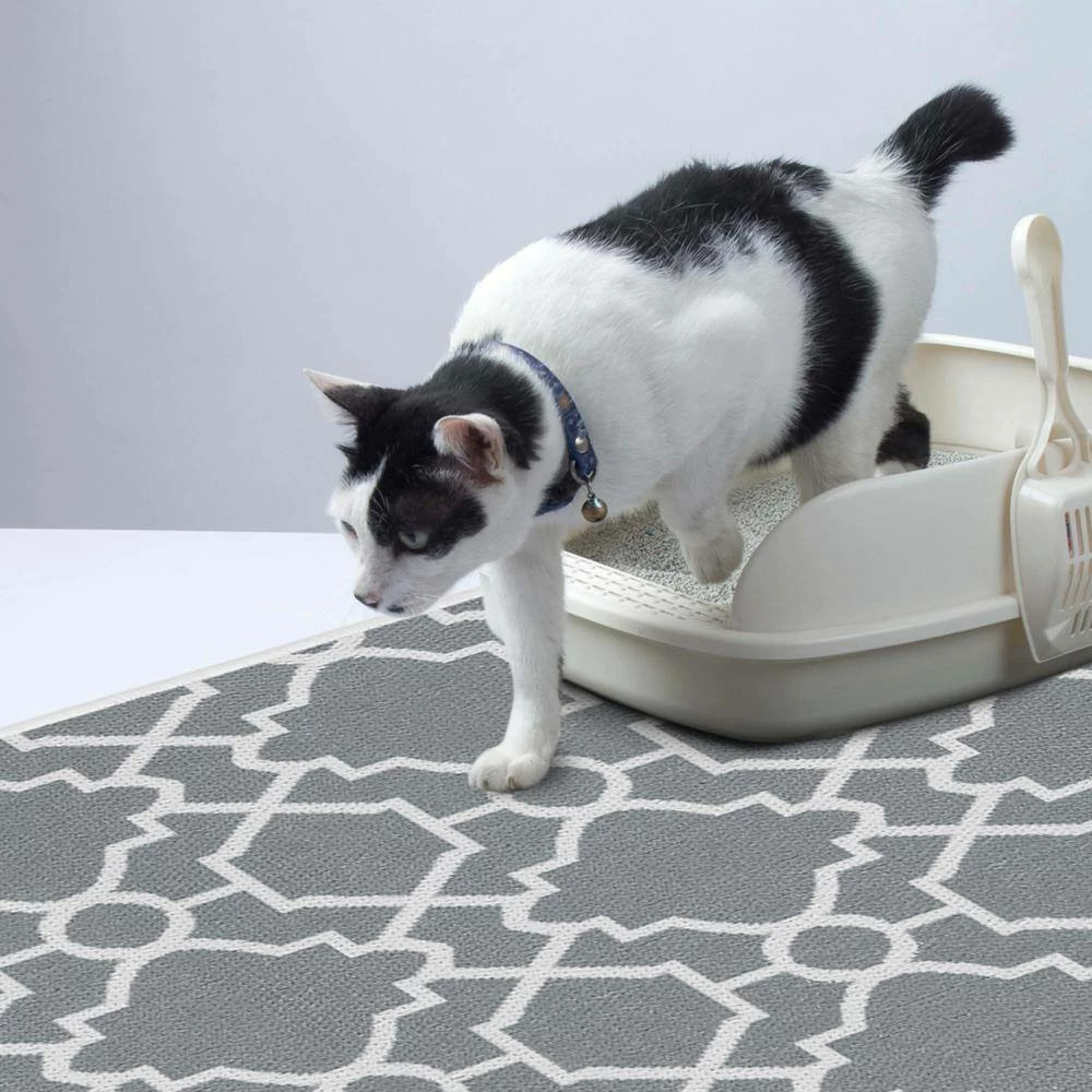 2 ft. x 4 ft. Mat Cat and Dog Litter Mat for Litter Box by SUSSEXHOME - Image 2