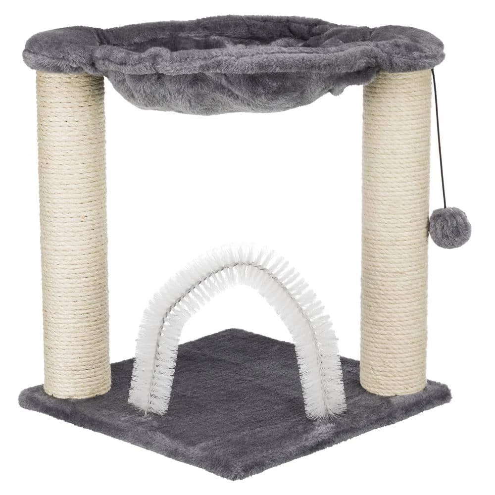 Gray Baza Scratching Post with Hammock by TRIXIE