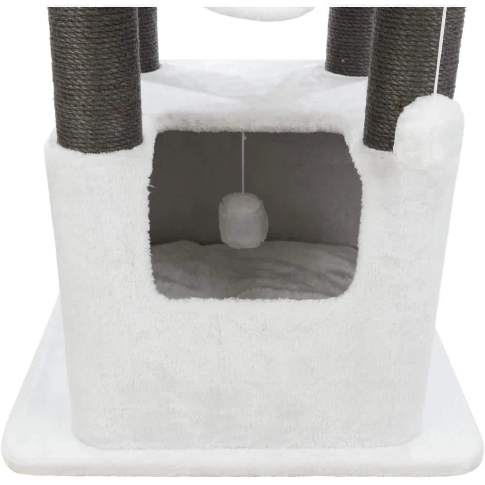 Cream/Gray Lucano Scratching Post Cat Tower by TRIXIE - Image 3