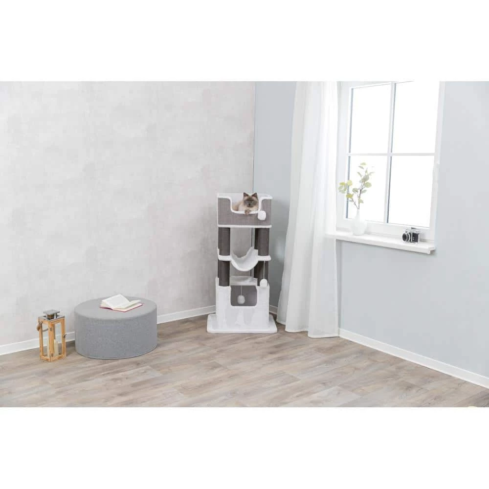 Cream/Gray Lucano Scratching Post Cat Tower by TRIXIE - Image 6