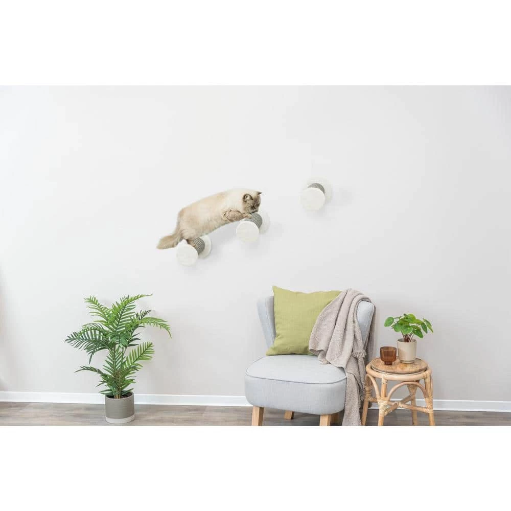 XXL Wall Mount Climbing Steps, Gray (3-Piece) by TRIXIE - Image 3