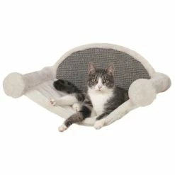 Cream/Gray Wall-Mounted Cat Lounging Set by TRIXIE