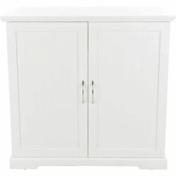 XL Wooden Litter Box Enclosure with Drawer, White by TRIXIE